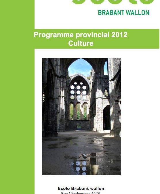 Programme provincial: la culture